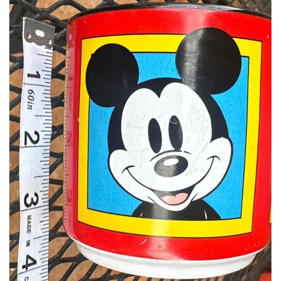 Disney's Mickey Mouse Multicolored Novelty Ceramic Mug 12 oz. 4" Tall - Picture 10 of 15
